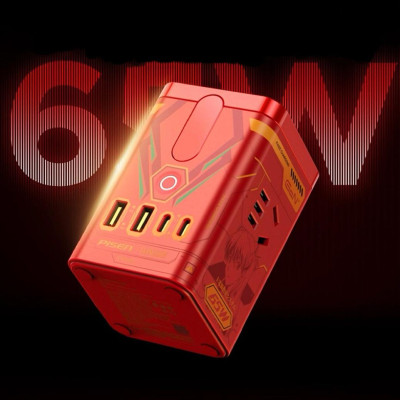 Trạm Sạc Để Bàn Đa Năng Pisen Pro EVA Asuka - Desktop Magstation (Standby 65W) GaNUltra - Pisen CC1200