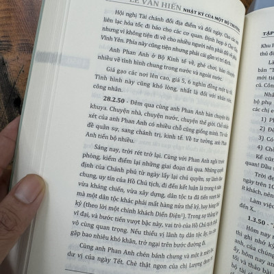 [Ấn bản 2023] Boxset 2 tập NHẬT KÝ CỦA MỘT BỘ TRƯỞNG - Lê Văn Hiến - NXB Chính Trị Quốc Gia Sự Thật