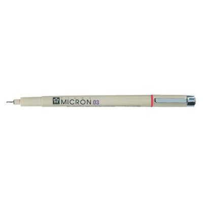 Bút Đi Nét Sakura Pigma Micron 03 XSDK03#19 - Màu Đỏ