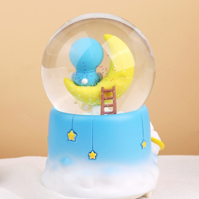 Quả Cầu Tuyết Doremon Câu Cá Trang Trí Quà Tặng Music Box_ Hàng Chính Hãng
