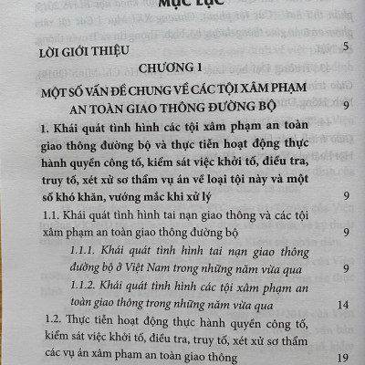 Kỹ Năng Thực Hành Quyền Công Tố, Kiểm Sát Việc Khởi Tố, Điều Tra, Truy Tố, Xét Xử Sơ Thẩm Vụ Án Về Các Tội X.  âm phạm An Toàn Giao Thông