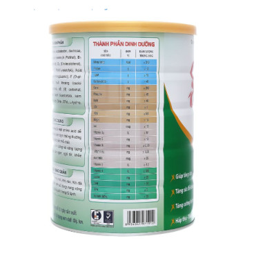 Sữa bột GIGO Gain Plus 900g Giải pháp tăng cân, thích hợp cho người gầy, biếng ăn