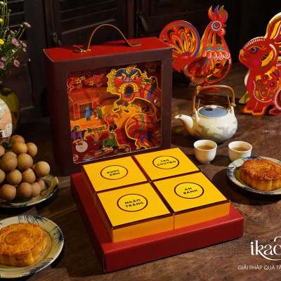 Lồng đèn Trung Thu - Lồng đèn trang trí "Ký ức tuổi thơ" hình Thỏ (size lớn)