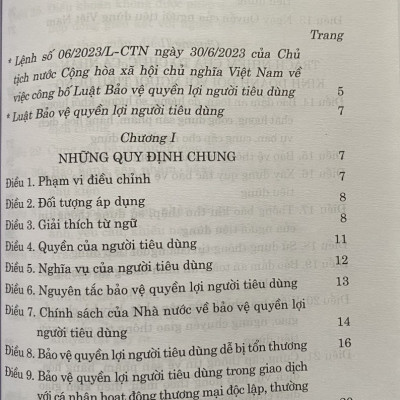 Luật Bảo Vệ Quyền Lợi Người Tiêu Dùng 