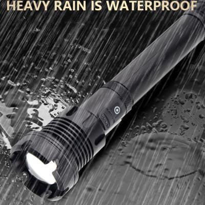 Đèn pin sạc cầm tay siêu sáng Terino T74 (chống nước) - Hàng Chính Hãng