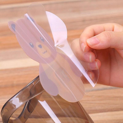 Cốc Đựng Bàn Chải Kem Đánh Răng Hình Gấu Kèm Miếng Dán Tường Nhà bếp