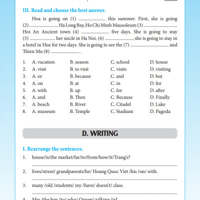 Bài Tập Tiếng Anh Lớp 6 (Không Đáp Án) (Sách Màu)