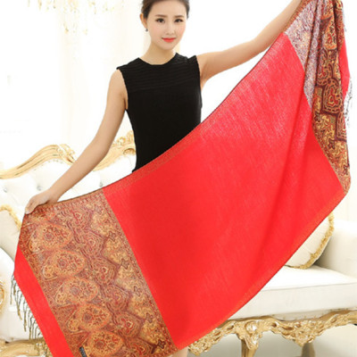 Khăn Pashmina Thêu Kim Tuyến – PMT905