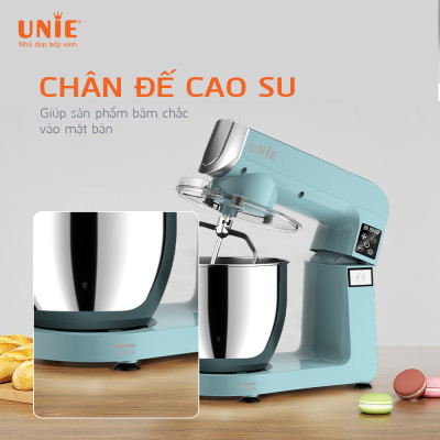 Máy Trộn Bột Đánh Trứng Đa Năng Unie UE-990 Tiêu Chuẩn Đức Dung Tích 6.5 Lít - Hàng Chính Hãng