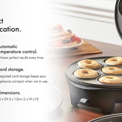 MÁY LÀM BÁNH QUẾ, DONUT 3 TRONG 1 VONSHEF Hàng chính hãng