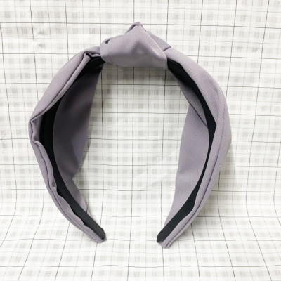 Cài tóc bảng bự màu xám trơn