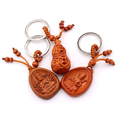 Combo 3 móc khóa Phật Thiên Thủ Thiên Nhãn - Hư Không Tạng - Hồ Lô - may mắn, bình an