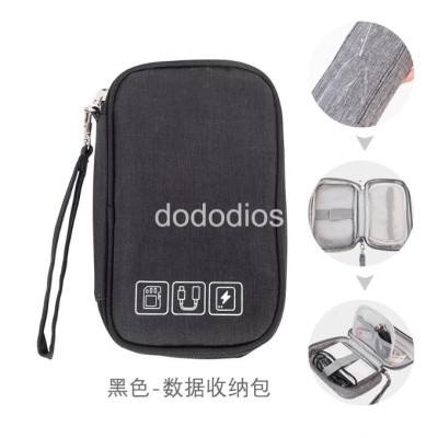 Túi phụ kiện công nghệ đựng pin sạc dự phòng, điện thoại, cáp sạc usb, tai nghe có quai cầm - Hàng chính hãng dododios