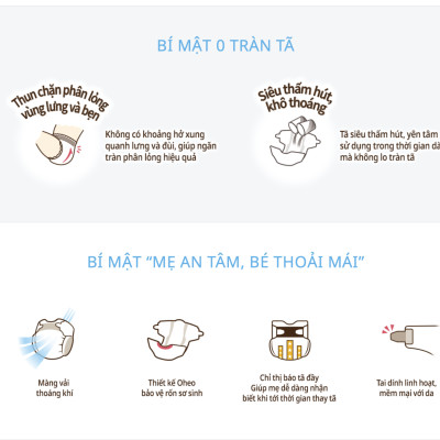 Tã dán Moony Natural siêu cao cấp S58/M46/L38 - Nhập Khẩu Chính Hãng