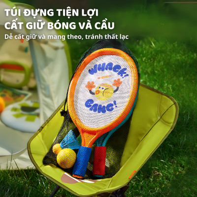 Vợt cầu lông cho trẻ em vợt tennis Mideer Kids Entry-Level Racket 2 in 1 Đồ chơi thể thao cho bé