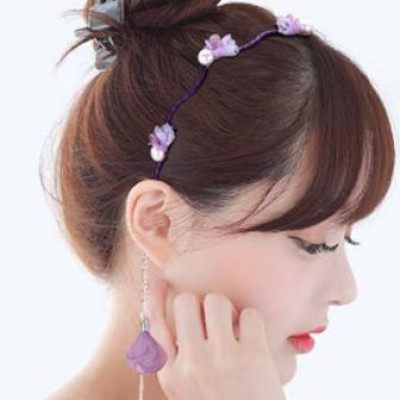 Bờm và bông tai Vintage dễ thương 2in1 thời trang Hàn Quốc BN98