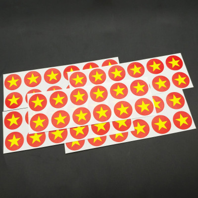 Bộ 5 Sticker Hình Lá Cờ Việt Nam - HFP 2