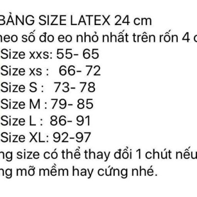 Đai nịt bụng (gen siết giảm eo) Gile Latex thông hơi dáng dài 29cm nhập khẩu chính hãng Italy