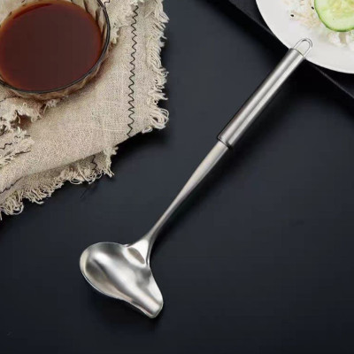 Muôi múc trân châu inox mỏ vịt - muôi múc nước lèo nhà hàng nhà bếp