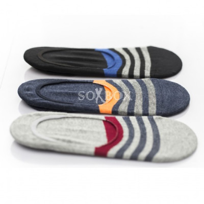 Combo tiết kiệm 3 đôi vớ tất lười nam Basic ELLE EBM LINER020