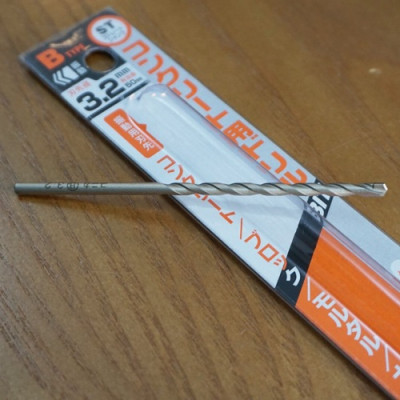 Combo Vít bê tông 4mm đầu dù P438 & Mũi khoan bê tông 3.2mm đuôi kẹp Unika (Không cần tắc kê nhựa)