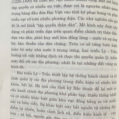 Cơ Cấu Hành Chính và Tổ Chức Quản Lý Địa Phương Thời Lý - Trần ( Thế Kỷ XI - XIV)