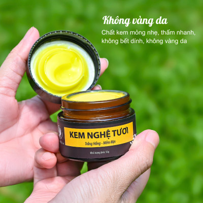 Bộ dưỡng đẩy mụn ẩn, dưỡng trắng hồng da mặt Wonmom (1 kem nghệ tươi+ 1 hộp xông mặt thảo dược)