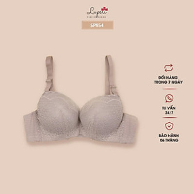 Áo Lót Nâng Ngực Nữ Đệm Dày Có Gọng LUPERI LU3AL854 Phối Ren Nâng Ngực Hiệu Quả, Thoáng Mềm Mại, Co Giãn Thoải Mái