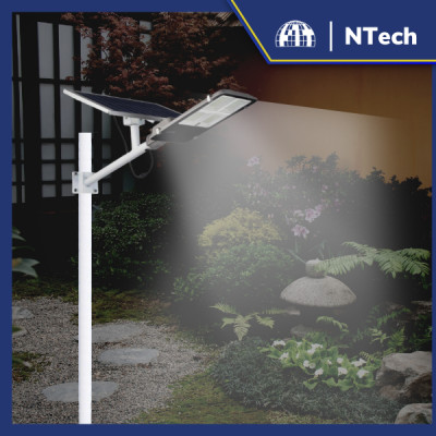 Đèn đường rời thể năng lượng mặt trời Jindian JD-E6200 Công suất 200W Khung Nhôm, Chip Led "SMD" 