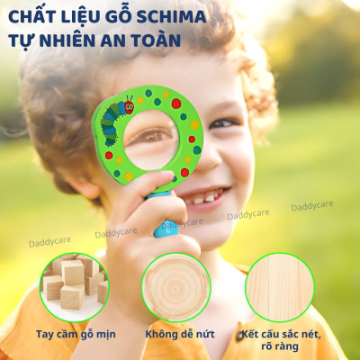 Kính Lúp cho bé Chú Sâu Háu Ăn Magnifying Glass