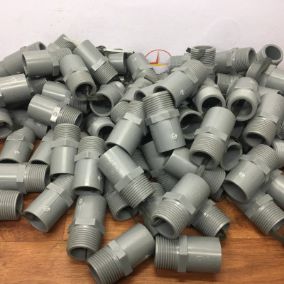 Nối ren ngoài nhựa 27 ống 34 Bình Minh( 5 cái )