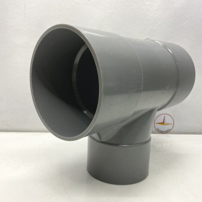 Tê cong giảm 168 x 140 nhựa PVC Bình Minh _ TC168x140