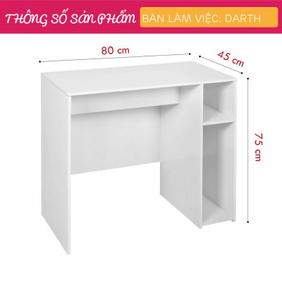 Bàn Học Sinh Gỗ Đẹp Chất Lượng Cao SMLIFE Darth