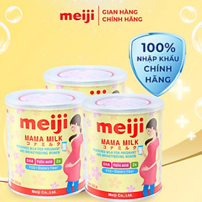 Combo 3 Hộp Thực Phẩm Bổ Sung Meiji Mama Milk - Nhập khẩu chính hãng (350g)
