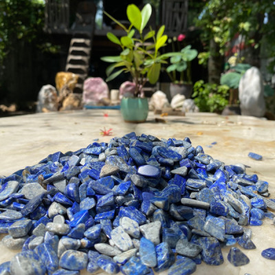 Đá lapis lazuli xanh dương NHASAN mang đến may mắn, sức khỏe và trí tuệ