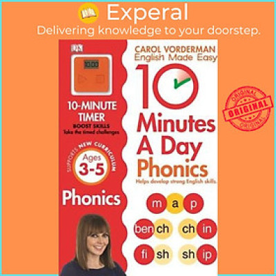 Sách - 10 Minutes A Day Phonics, Ages 3-5 (Preschool) : Supports the National by Carol Vorderman (UK edition, paperback)