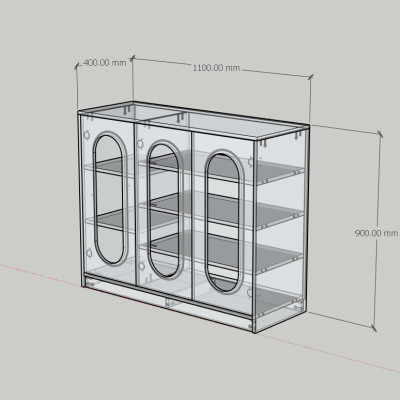 HAPPY FURNITURE , Tủ lưu trữ 6 ngăn kéo - MAY , TCM_251 , 110cm x 40cm x 90cm DxRxC