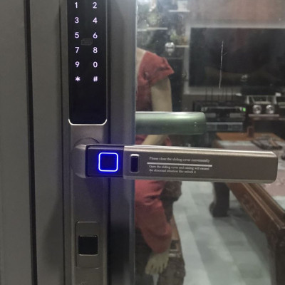 Khóa thông minh chống nước cửa nhôm xingfa, cửa sắt DEMAX SL501 AG