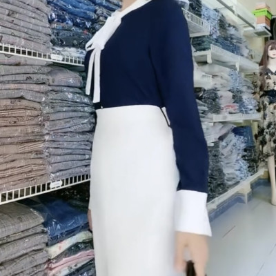 Set sơ mi kèm váy cao cấp dễ thương cá tính.