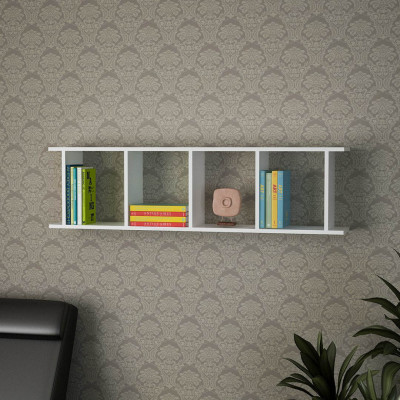 Giá sách treo tường gỗ MDF cao cấp SMLIFE Worsel