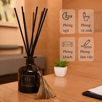Tinh Dầu Thơm Hotel Series Để Bàn Phòng Ngủ, Toilet, Ôtô Tự Khuếch Tán Mùi Thơm Sang Trọng - Nước Hoa Thơm Phòng