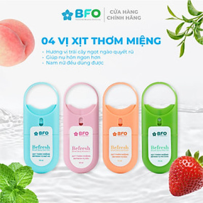 Combo 4 chai xịt thơm miệng Befresh 10ml