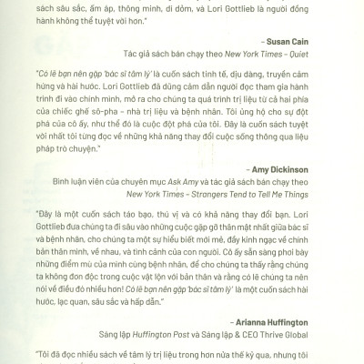 Có Lẽ Bạn Nên Gặp "Bác Sĩ Tâm Lý"