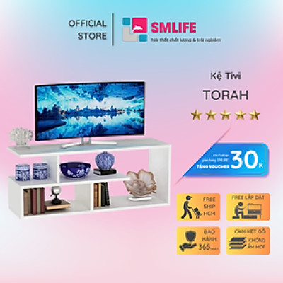 Kệ tivi gia đình đẹp phong cách hiện đại SMLIFE Torah
