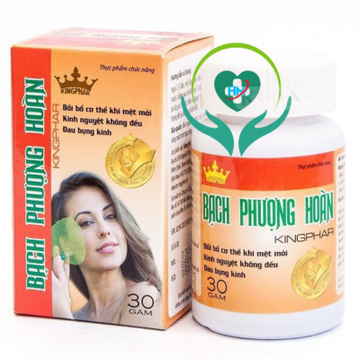 Bạch phượng hoàng Kingphar - Hộp 40 Viên - Bổ Khí Dưỡng Huyết, Kinh Nguyệt Không Đều , Đau Bụng Kinh