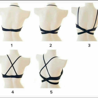  Áo nâng ngực, mút vừa mặc   được 6 kiểu, khoét chữ U gợi cảm thích hợp mặc áo khoét  sâu, đầm hở lưng gợi cảm mã SA886749