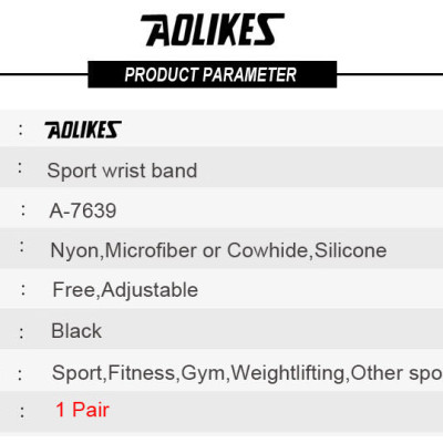 Găng Tay Tập GYM Hở Mu Bàn Tay Lifting Grips Aolikes Pro AL7639 7639 Kiêm Dây Kéo Lưng