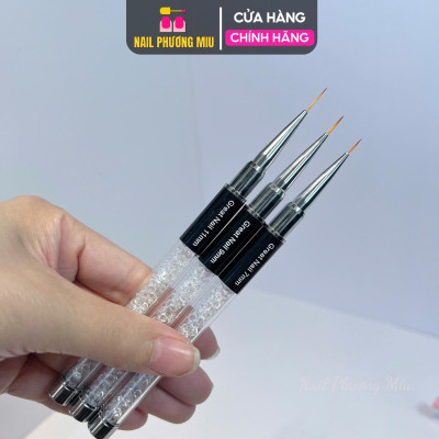 Cọ Nét Cán Đá Cao Cấp Great Nail Size 7mm, 9mm, 11mm B281, Cọ Vẽ Đường Nét Siêu Mảnh Làm Nail Trang Trí Móng
