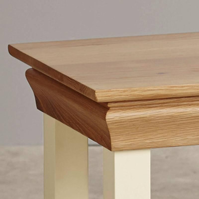 Ghế Trang Điểm Country Cottage Gỗ Sồi Ibie BCVCOUO - Trắng (45 x 40 cm)