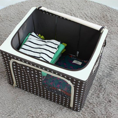 COMBO 2 TÚI ĐỰNG QUẦN ÁO KHUNG THÉP 88L-LIVING BOX 88L